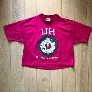 Vintage University of Hawaii Single Stitched Tee Made in USA